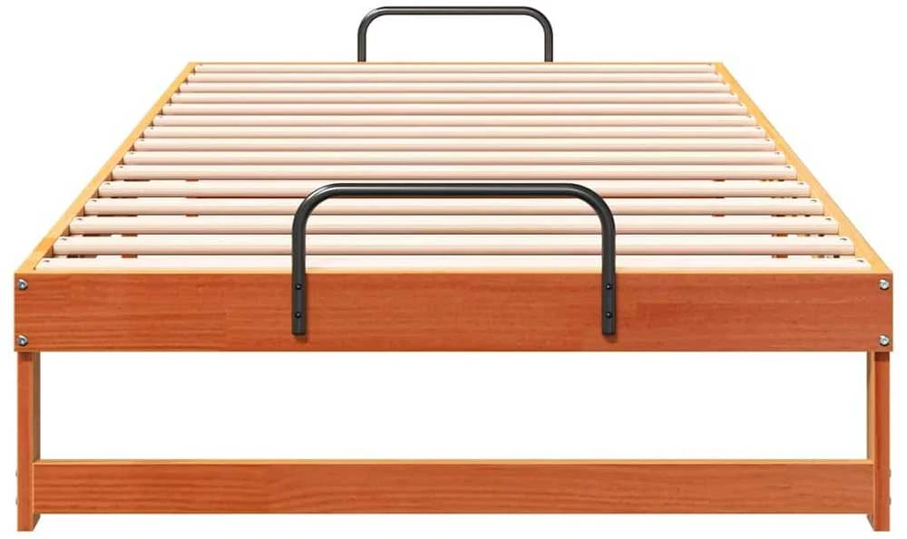 Lova Lovos rėmas Ruda 100 x 210 cm Kietos pušies mediena