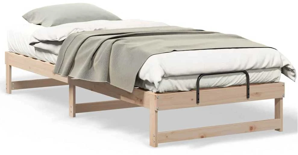 Lova Lovos rėmas Ruda 80 x 220 cm Kietos pušies mediena