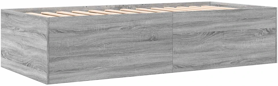 Lova Lovos rėmas su saugojimu su stalčių Pilka Sonoma 80 x 200 cm