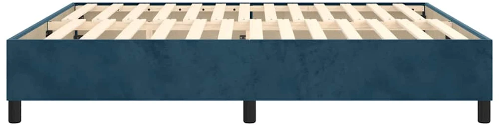 Lovos rėmas be čiužinio tamsiai mėlynas 180x200cm aksomas