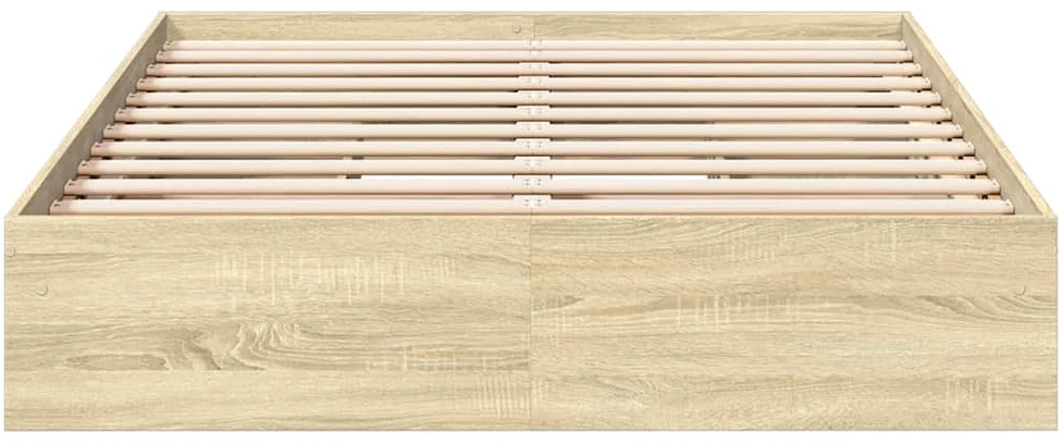 Lovos rėmas su stalčiais, ąžuolo, 140x200cm, apdirbta mediena