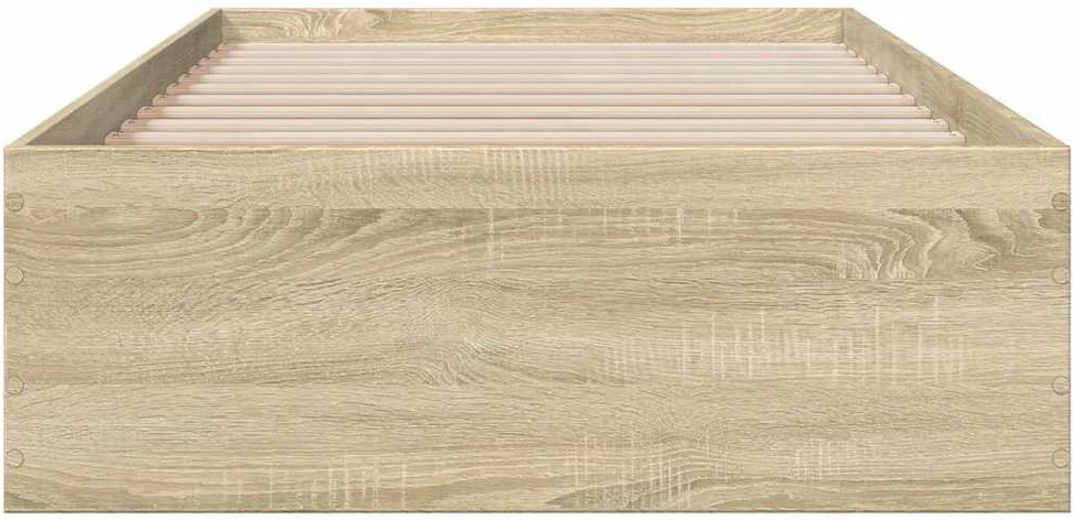Lovos rėmas su stalčiais, ąžuolo, 75x190cm, apdirbta mediena