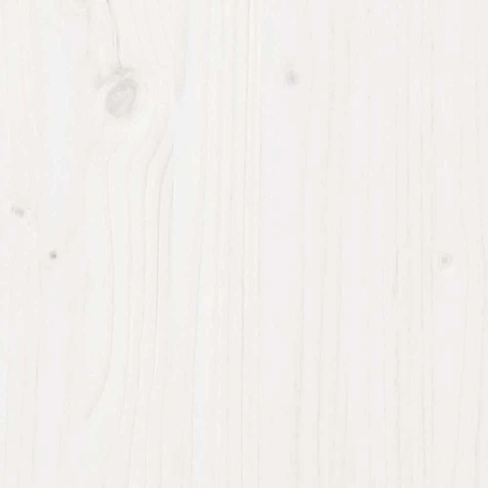 Lovos rėmas su stalčiais, baltas, 140x190cm, pušies masyvas