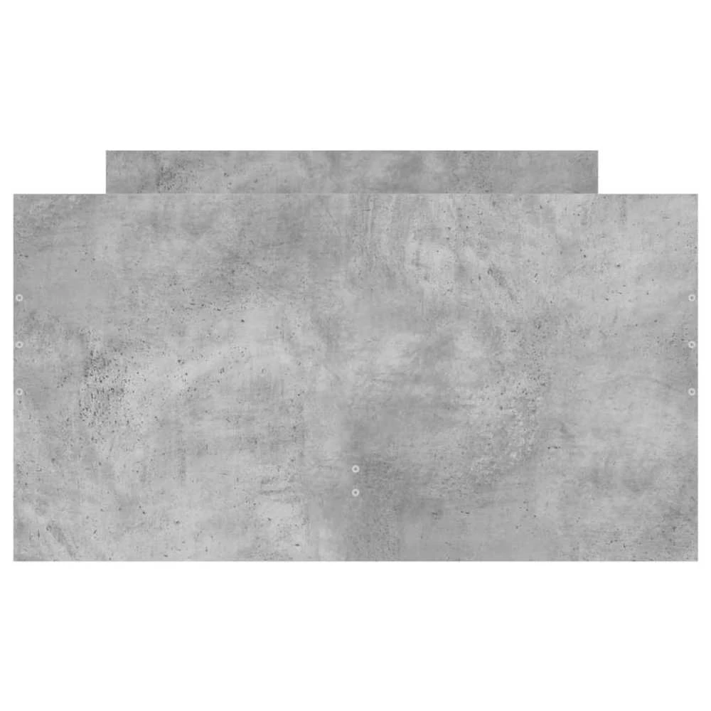 Lovos rėmas su stalčiais, betono pilkos spalvos, 90x200cm
