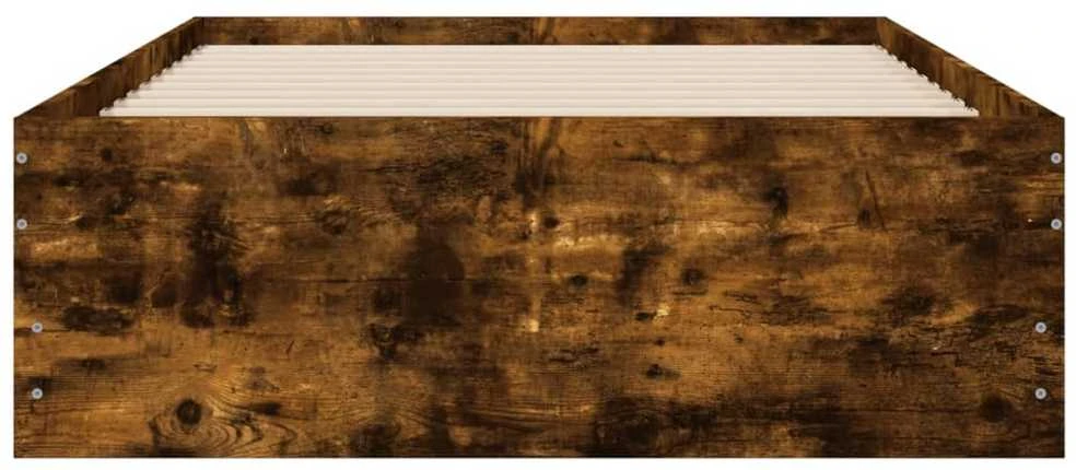 Lovos rėmas su stalčiais, dūminio ąžuolo, 90x190cm, mediena