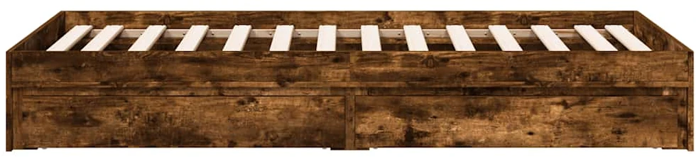 Lovos rėmas su stalčiais, dūminio ąžuolo, 75x190cm, mediena