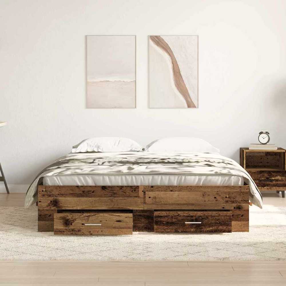 Lovos rėmas Senovinis medis 140 x 200 cm Apdirbta mediena