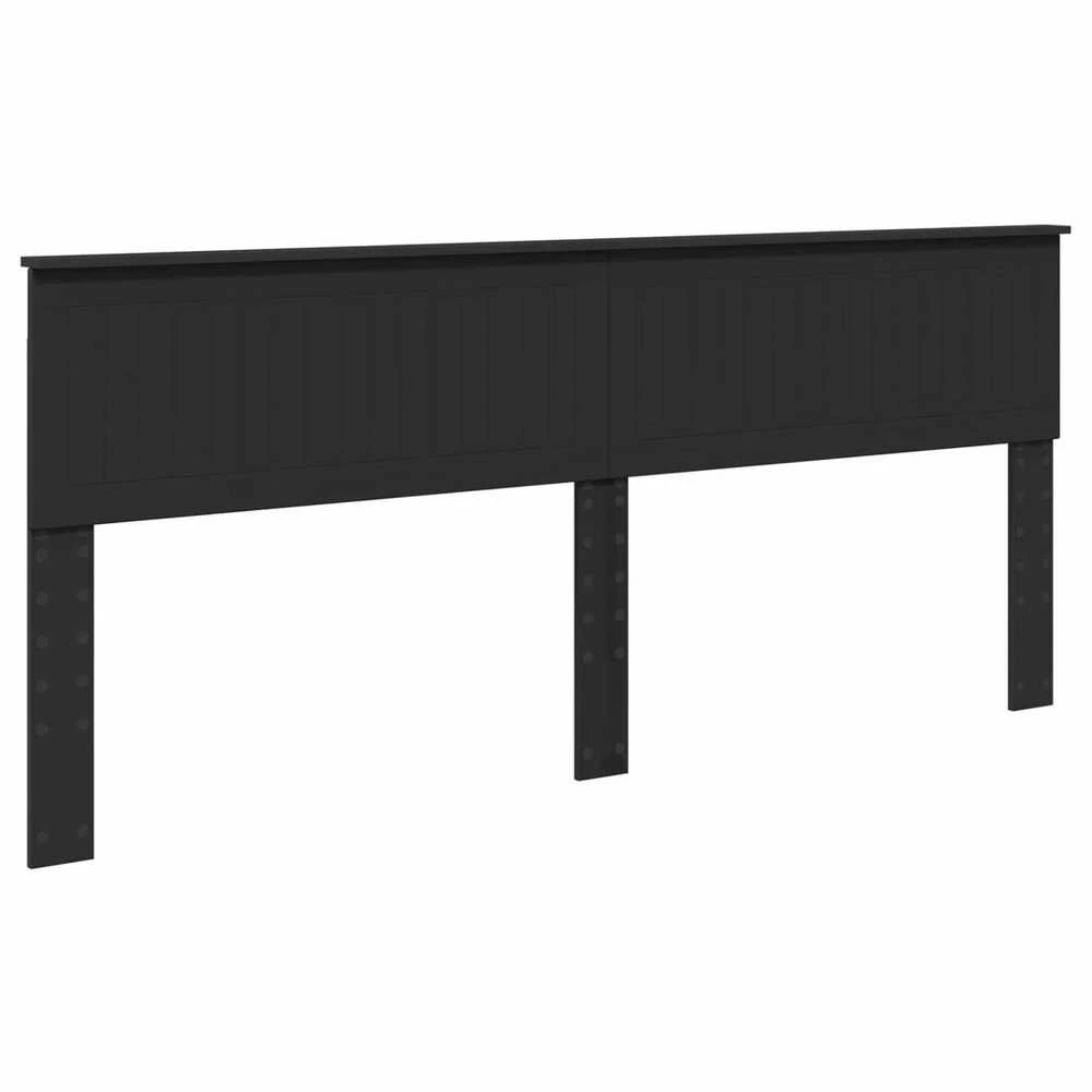 Lovos rėmas su stalčių Juoda 200 x 200 cm Inžinerinė mediena