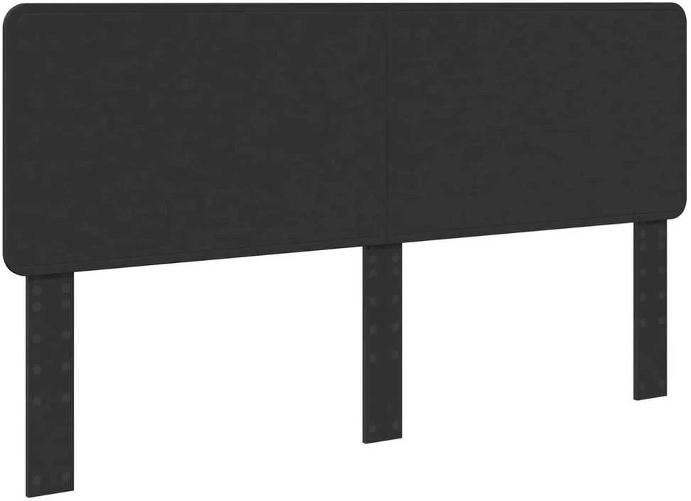 Lovos rėmas su stalčių Juoda 200 x 200 cm Inžinerinė mediena