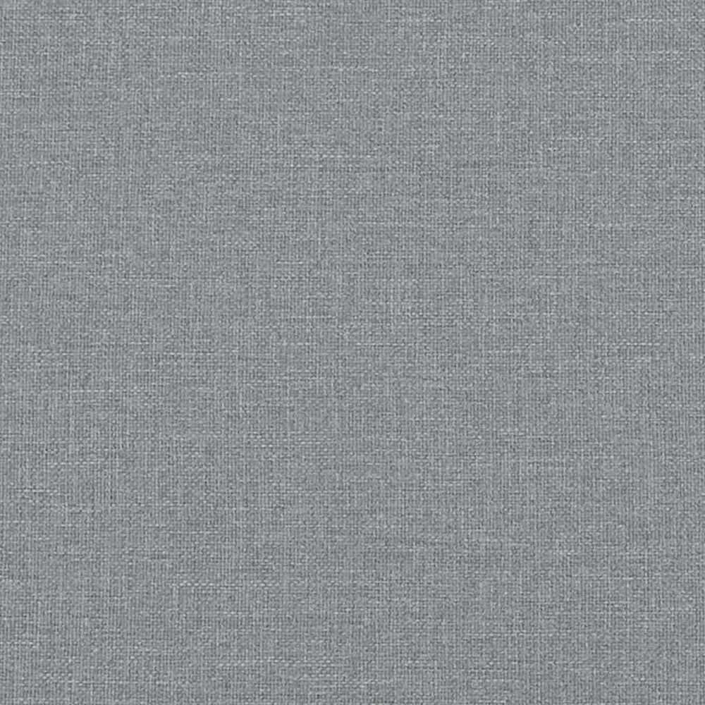 Lovos rėmas su čiužiniu Šviesiai pilka 140 x 200 cm audinys