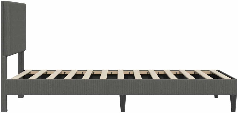 Lova Lovos rėmas Tamsiai pilka 90 x 190 cm Kordūrinis audinys