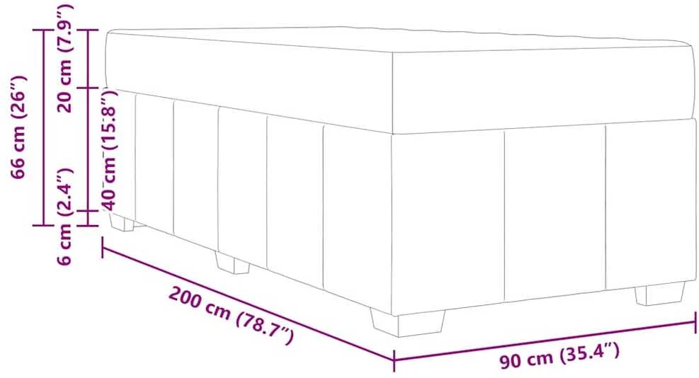 Lova Lovos rėmas Tortora 90 x 200 cm audinys
