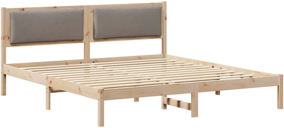 Lovos rėmas Tortora 200 x 200 cm Kietos pušies mediena