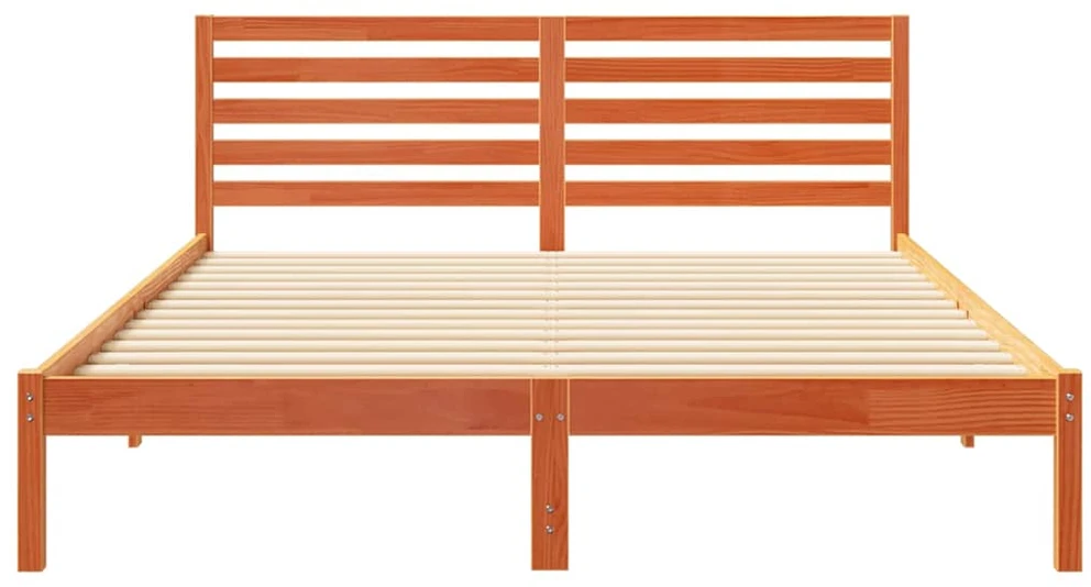 Lova Lovos rėmas Vaško ruda 160 x 220 cm Kietos pušies mediena