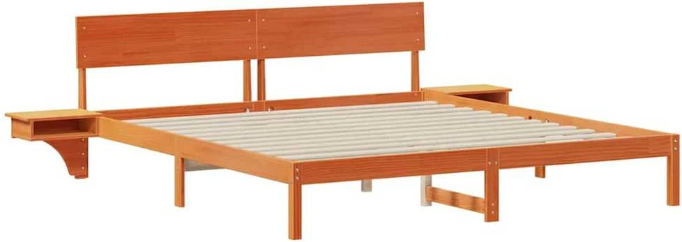 Lovos rėmas Vaško ruda 200 x 200 cm Kietos pušies mediena