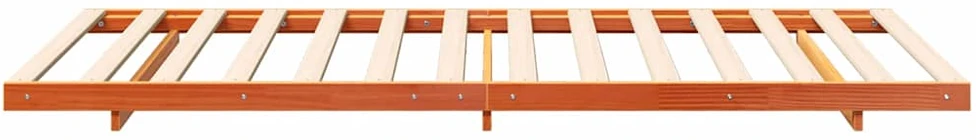 Lova Lovos rėmas Vaško ruda 80 x 210 cm Kietos pušies mediena