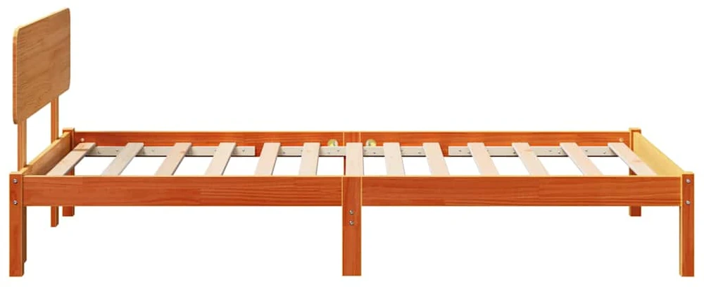 Lovos rėmas Vaško ruda 90 x 190 cm Kietos pušies mediena
