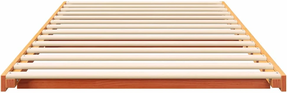 Lova Lovos rėmas Vaško ruda 90 x 200 cm Kietos pušies mediena