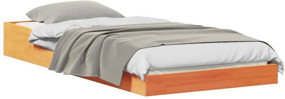 Lova Lovos rėmas Vaško ruda 90 x 210 cm Kietos pušies mediena