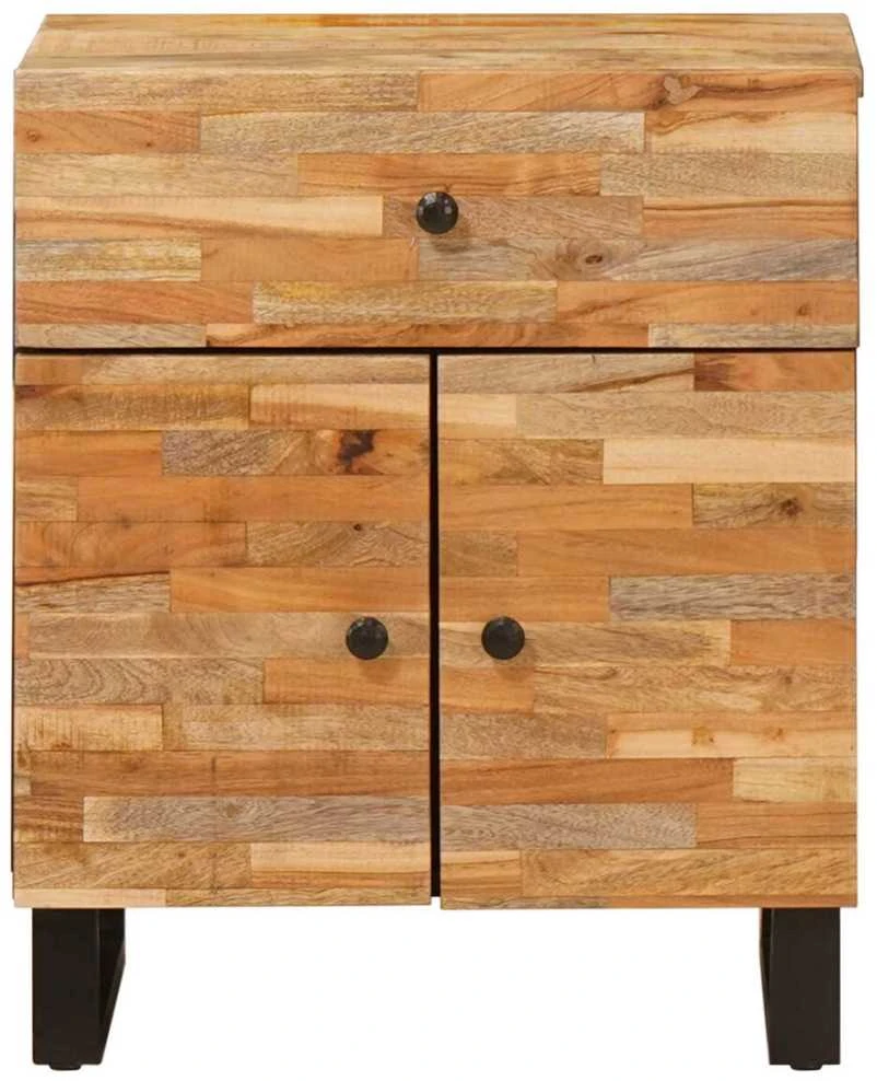 Lovos spintelė Ruda 50 x 33 x 60 cm Kietas mango medis