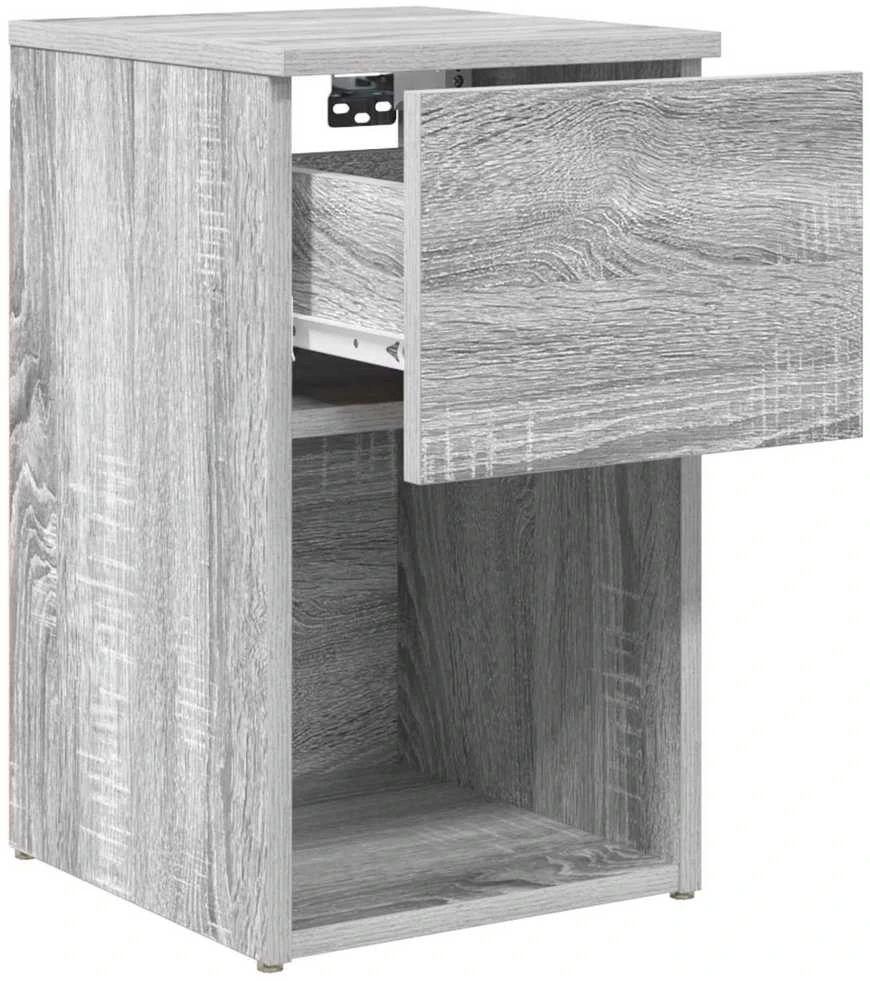 Lovos spintelė 2 vnt. Pilka Sonoma 29 x 31,5 x 49 cm