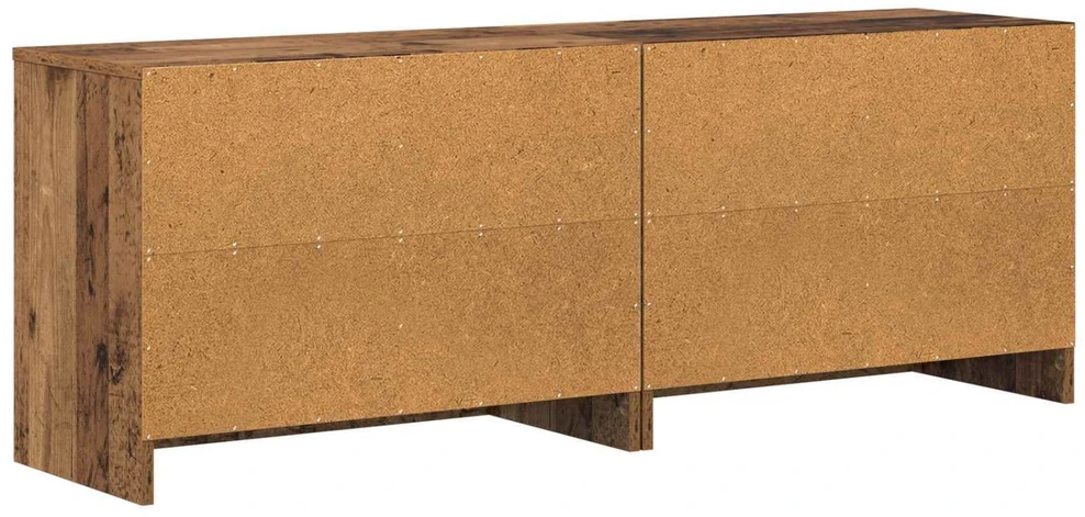 Lovos spintelė 2 vnt. Sendintos medienos 66 x 33 x 48 cm