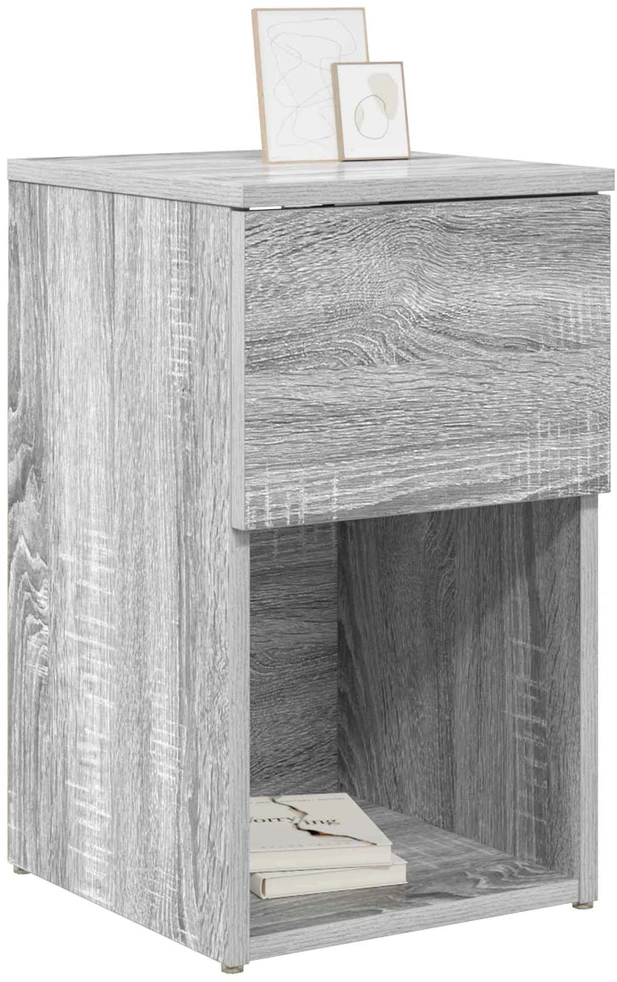 Lovos spintelė 2 vnt. Pilka Sonoma 29 x 31,5 x 49 cm