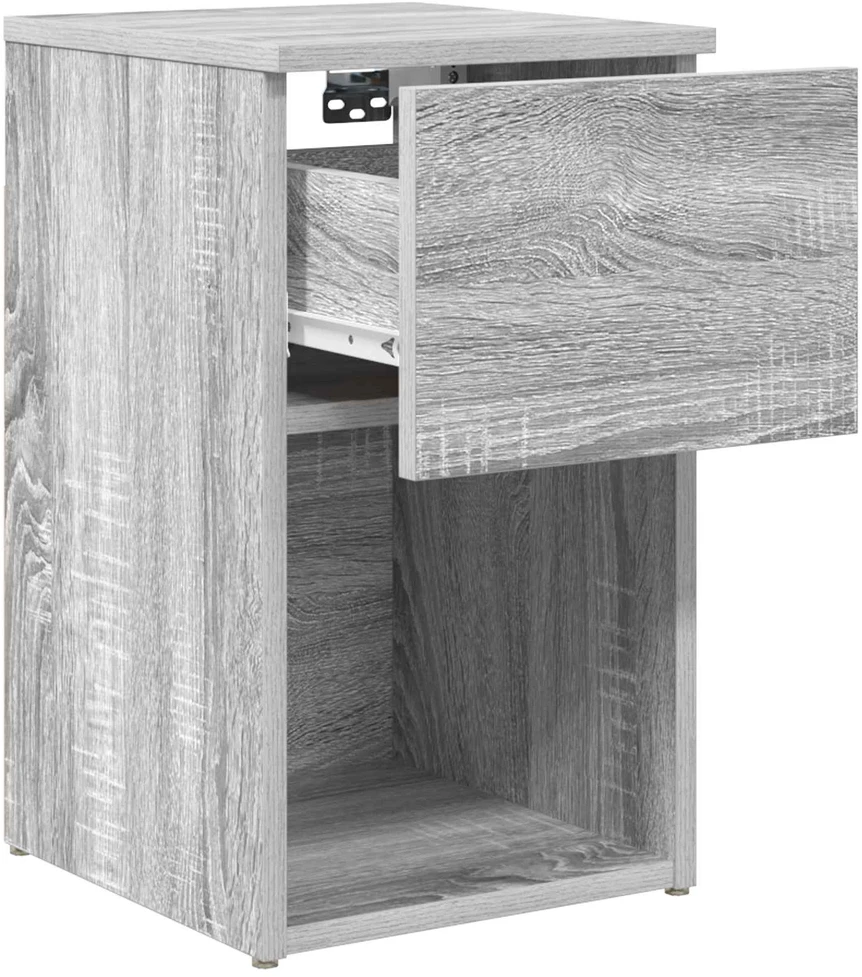 Lovos spintelė 2 vnt. Pilka Sonoma 29 x 31,5 x 49 cm