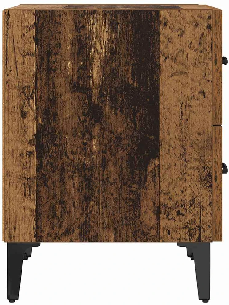 Lovos spintelė 2 vnt. Senas medis 40 x 35 x 47,5 cm
