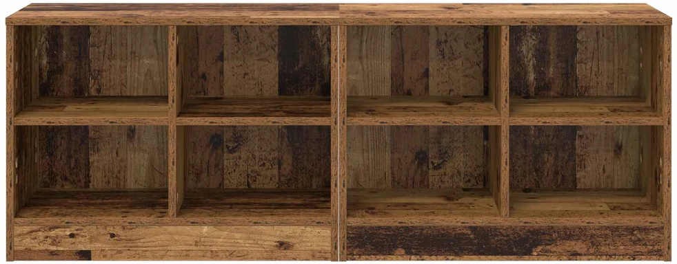 Lovos spintelė 2 vnt. Sendintos medienos 66 x 33 x 48 cm