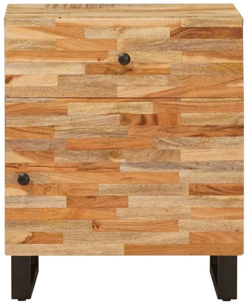 Lovos spintelė Ruda 50 x 33 x 60 cm Kietas mango medis