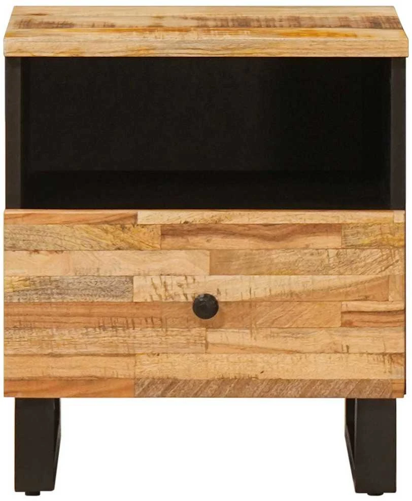 Lovos spintelė 2 vnt. Ruda 40 x 33 x 46 cm Kietas mango medis