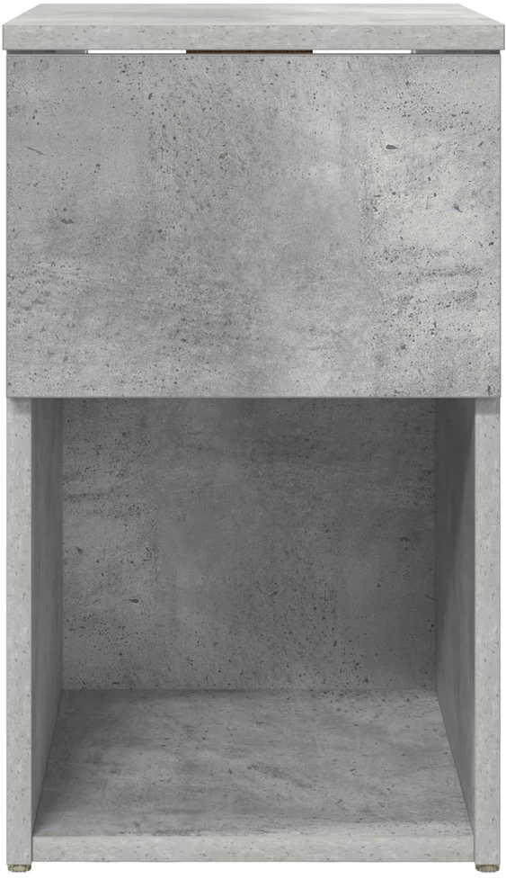Lovos spintelė Betono pilka 29 x 31,5 x 49 cm Apdirbta mediena