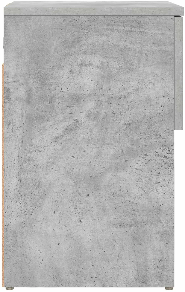 Lovos spintelė Betono pilka 29 x 31,5 x 49 cm Apdirbta mediena