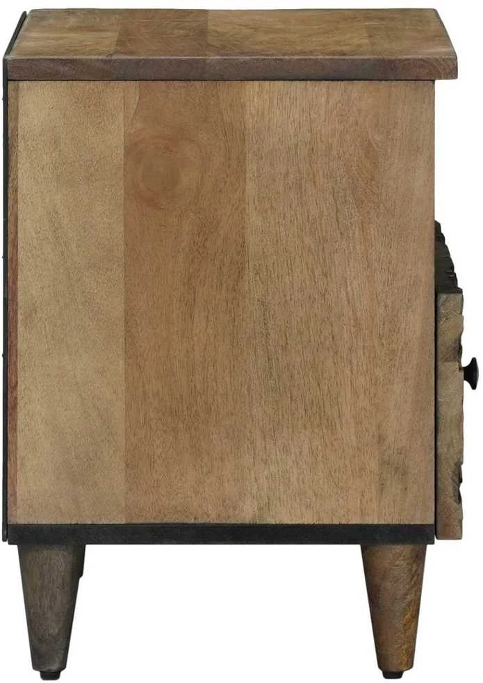 Lovos spintelė Ruda 40 x 33 x 46 cm Kietas mango medis