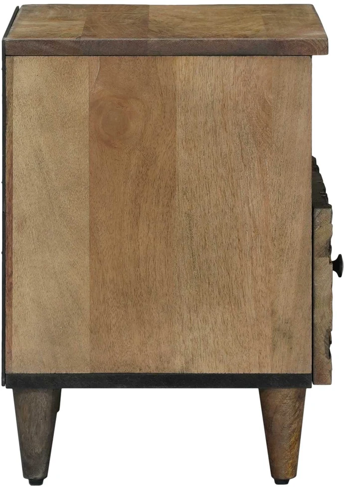 Lovos spintelė Ruda 40 x 33 x 46 cm Kietas mango medis
