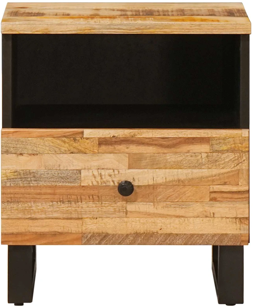 Lovos spintelė Ruda 40 x 33 x 46 cm Kietas mango medis