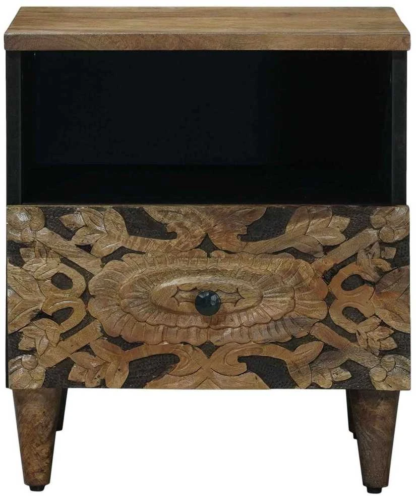 Lovos spintelė Ruda 40 x 33 x 46 cm Kietas mango medis