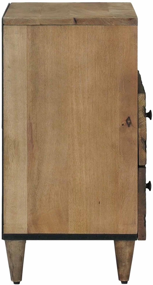 Lovos spintelė Ruda 50 x 33 x 60 cm Kietas mango medis