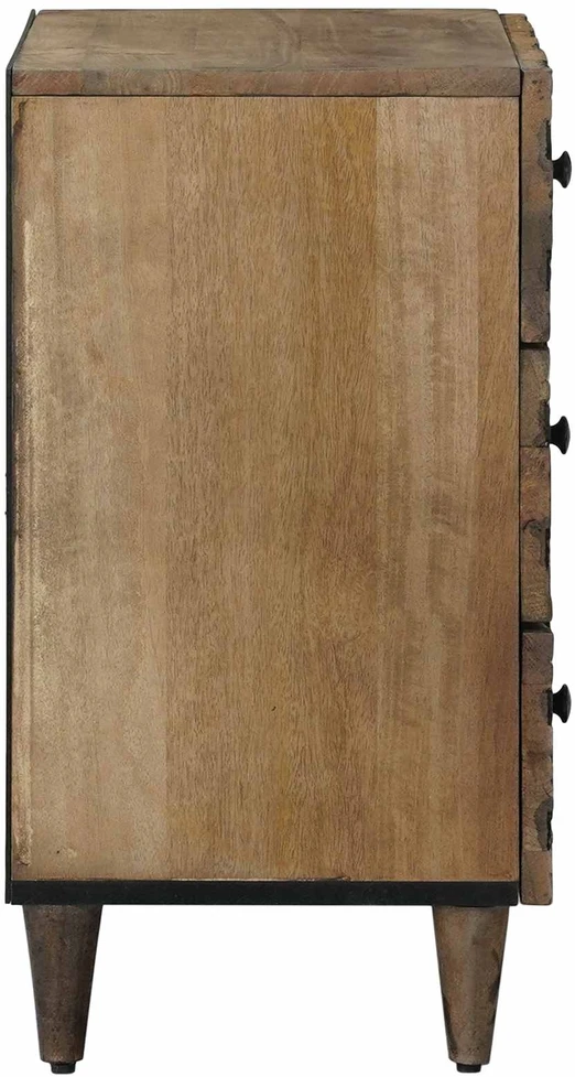 Lovos spintelė Ruda 50 x 33 x 60 cm Kietas mango medis