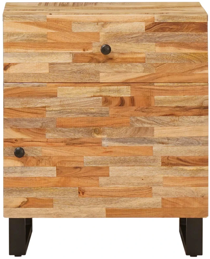 Lovos spintelė Ruda 50 x 33 x 60 cm Kietas mango medis