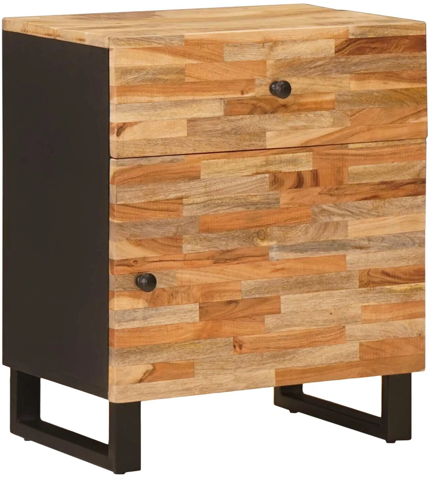 Lovos spintelė Ruda 50 x 33 x 60 cm Kietas mango medis