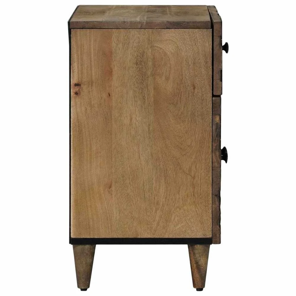 Lovos spintelė Ruda 50 x 33 x 60 cm Kietas mango medis