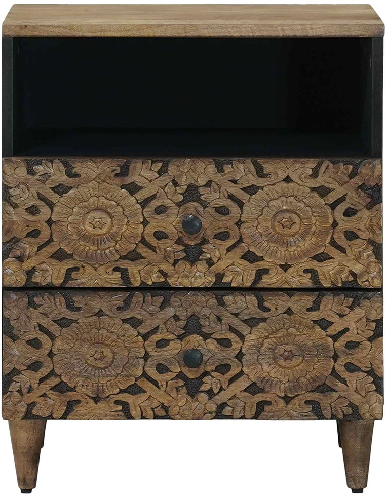 Lovos spintelė Ruda 50 x 33 x 60 cm Kietas mango medis