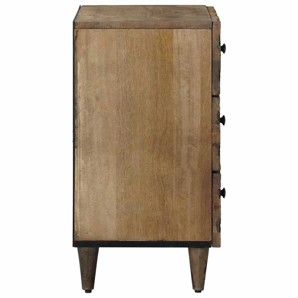Lovos spintelė Ruda 50 x 33 x 60 cm Kietas mango medis