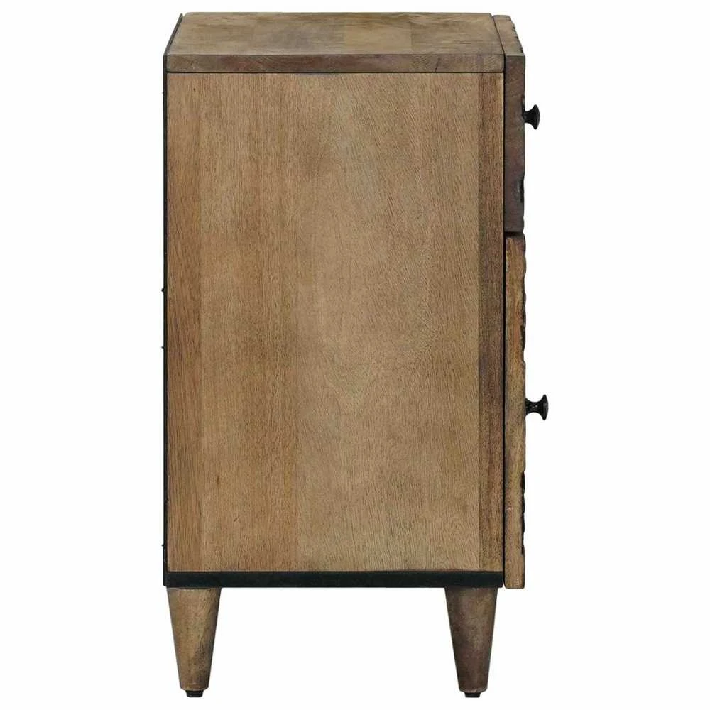 Lovos spintelė Ruda 50 x 33 x 60 cm Kietas mango medis