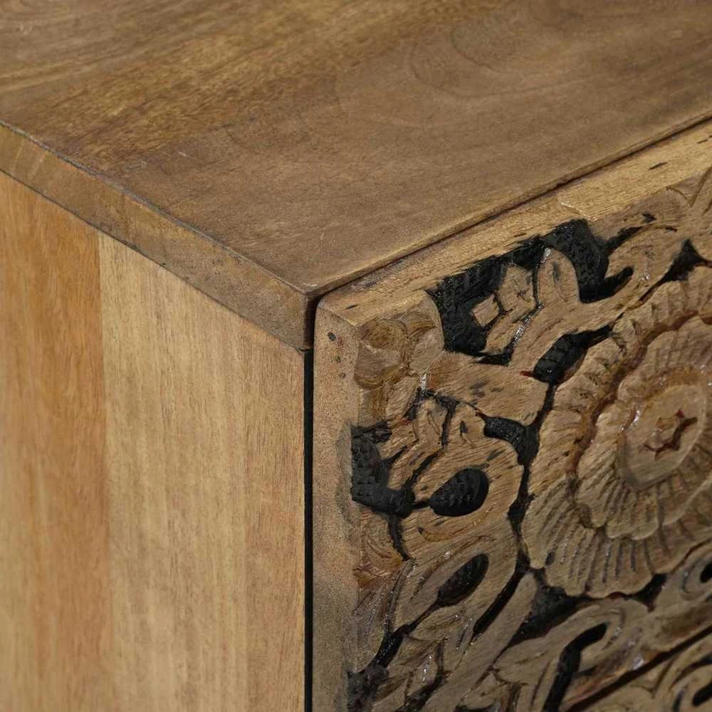 Lovos spintelė Ruda 50 x 33 x 60 cm Kietas mango medis
