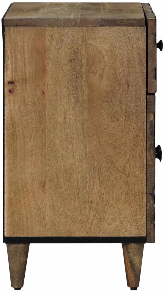 Lovos spintelė Ruda 50 x 33 x 60 cm Kietas mango medis