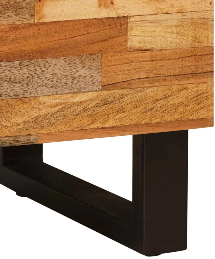 Lovos spintelė Ruda 50 x 33 x 60 cm Kietas mango medis