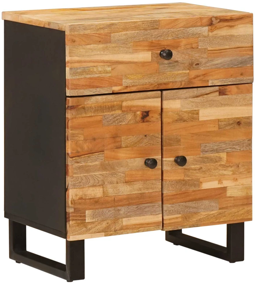 Lovos spintelė Ruda 50 x 33 x 60 cm Kietas mango medis